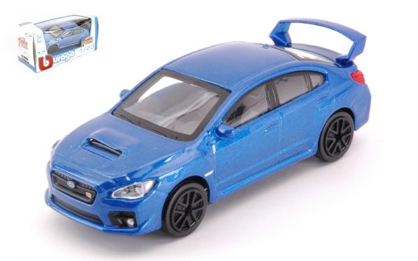 Modellino auto Burago  SUBARU WRX STI modellismo diecast collezione scala 1:43