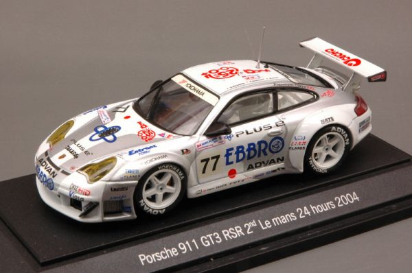 Modellino auto scala 1:43 Ebbro PORSCHE 911 GT3 RSR modellismo diecast racing