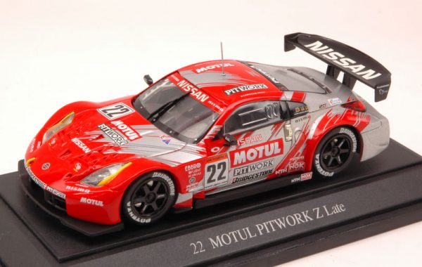 Modellino auto scala 1:43 Ebbro  NISSAN MOTUL PITWORK Z N.22 GT  KAQEYAMA-KRUMM modellismo diecast collezione