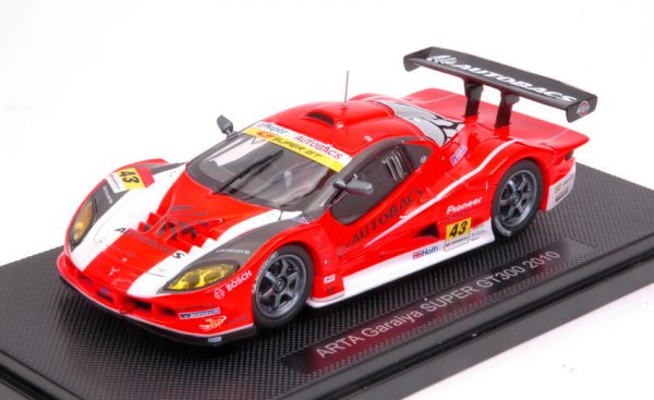 Modellino auto scala 1:43 Ebbro  ARTA GARAIYA N.43 2nd SUZUKA SUPER GT300  M.NITTA-S.TAKAGI modellismo diecast collezione