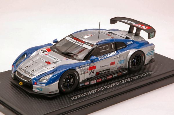 Modellino auto scala 1:43 Ebbro  NISSAN GT-R N.24 FUJI modellismo statico diecast