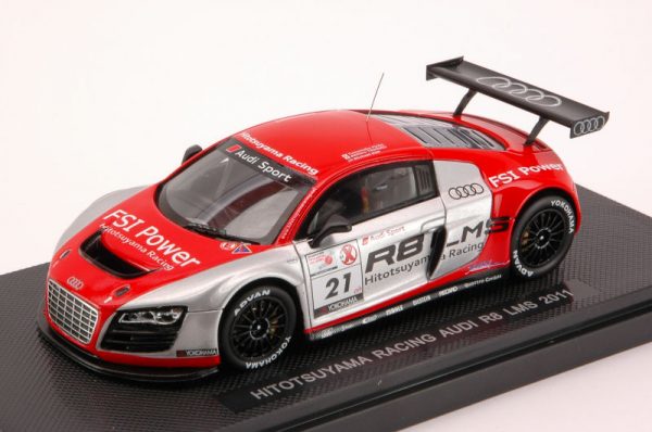 Modellino auto RACING scala 1:43 Ebbro AUDI R8 modellismo statico diecast