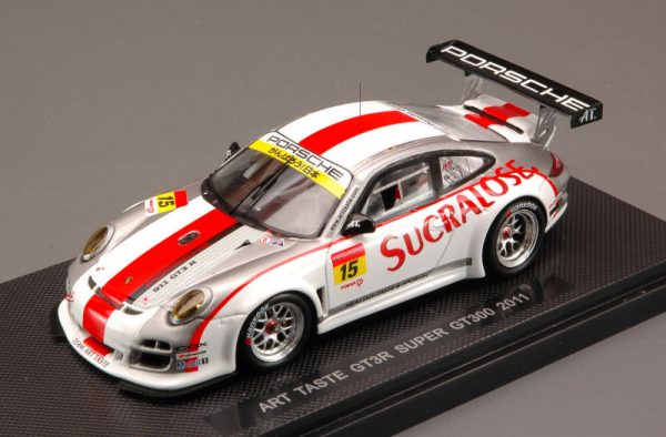 Modellino auto scala 1:43 Ebbro  PORSCHE 911 997 GT3 R N.15 SUPER GT300   SHIMIZU-BERGMEISTER modellismo diecast collezione