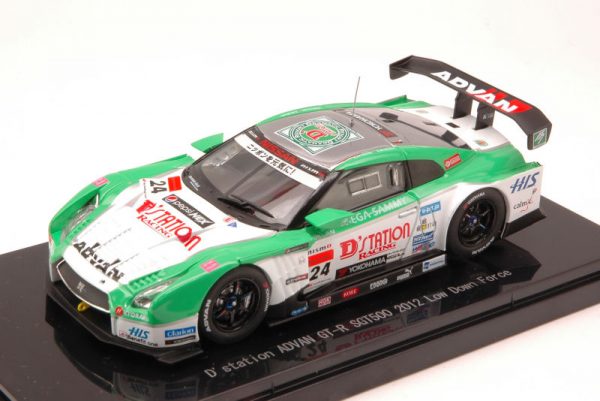 Modellino auto scala 1:43 Ebbro  NISSAN GT-R N.24 SGT500  YOSUDA-WIRDHEIM modellismo diecast collezione