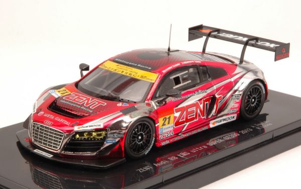 Modellino auto scala 1:43 Ebbro  AUDI R8 LMS ULTRA N.21 26th SUPER GT 300  A.TSUZUKI-R.LYONS modellismo diecast collezione