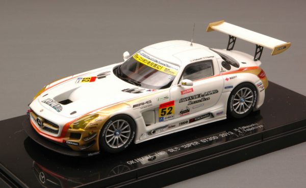 Modellino auto scala 1:43 Ebbro  MERCEDES SLS N.52 5th SGT300  H.TAKEUCHI-T.TSUCHIYA modellismo diecast collezione