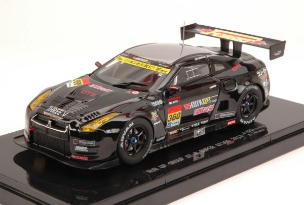 Modellino auto scala 1:43 Ebbro  NISSAN GT-R N.360 SUPER GT300  T.SHIRASAKA-A.TANAKA modellismo statico diecast
