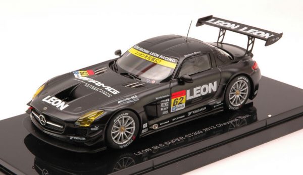 Modellino auto scala 1:43 Ebbro  MERCEDES SLS N.62 OKAYAMA TEST SGT300  H.KUROSAWA-M.KATO modellismo diecast collezione