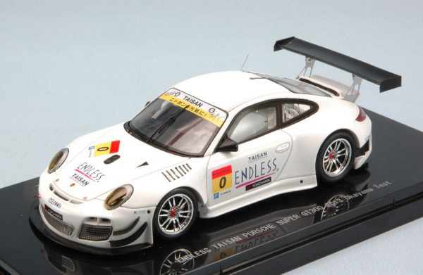 Modellino auto scala 1:43 Ebbro  PORSCHE 997 GT3 N.0 OKAYAMA TEST SUPER GT300 modellismo diecast collezione