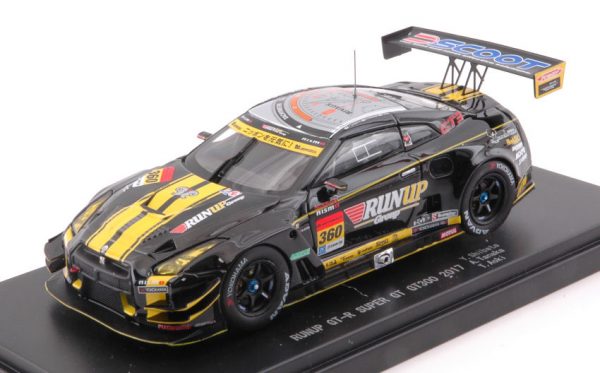 Modellino auto scala 1:43 Ebbro NISSAN GTR racing modellismo statico diecast