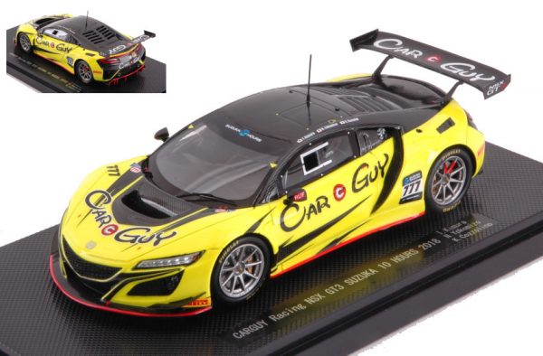 Modellino auto scala 1:43 Ebbro  HONDA NSX GT3 N.777 10 H SUZUKA  KIMURA-YOKOMIZO-COZZOLINO modellismo diecast collezione