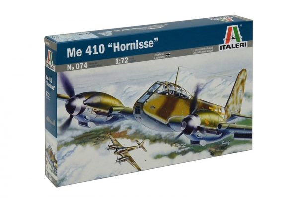 Modellino modellismo kit di montaggio aerei Italeri ME-410 HORNISSE 1:72 modellismo