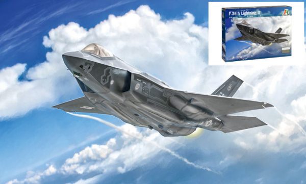 Modellino modellismo kit di montaggio aerei Italeri  F-35A KIT 1:72 model
