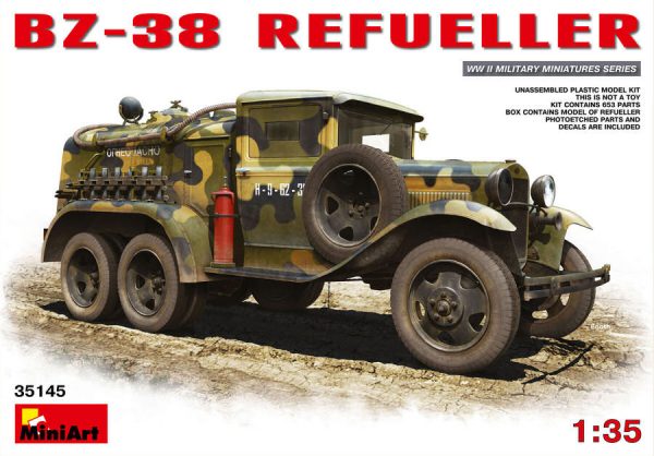 Modellino kit di montaggio mezzi militari carri armati tank Miniart  BZ-38 REFUELLER KIT 1:35 modellismo
