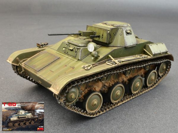Modellino kit di montaggio mezzi militari carri armati tank Miniart  T-60 LATE SERIES SCREENED INTERIOR KIT 1:35 modellismo