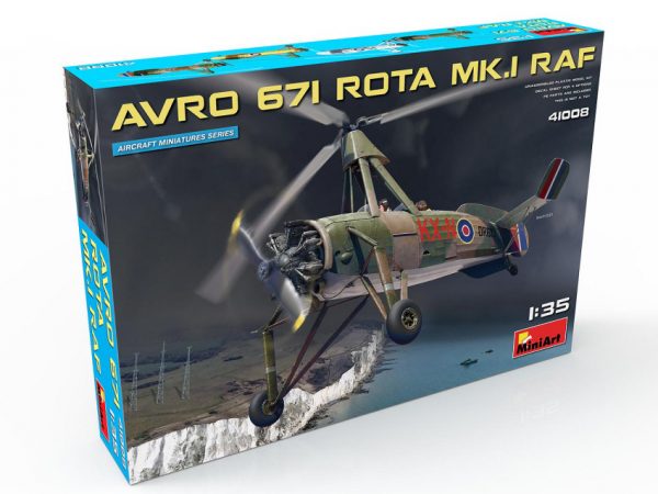 Modellino modellismo kit di montaggio aerei Miniart  AVRO 671 ROTA Mk.I RAF KIT 1:35 model