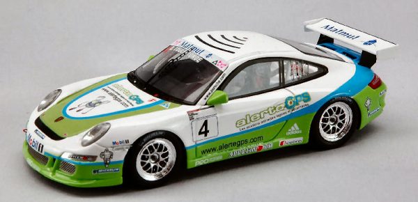 Modellino auto scala 1:43 Spark Model  PORSCHE 997 N.4 CARRERA CUP 08 modellismo statico diecast