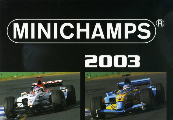 Modellino auto rivista book booklet Minichamps  POSTER AUTO F1  cm 80x60 modellismo statico collezione