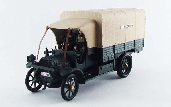 Modellino auto veicoli militari Rio 1:43 FIAT 18 BL AUTOCARRO GRANDE GUERRA modellismo