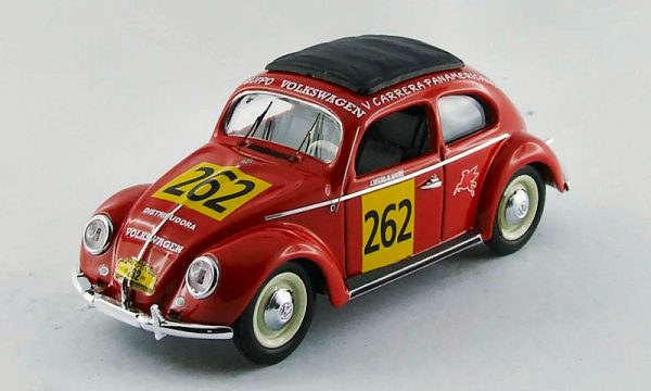 Modellino auto scala 1:43 Rio  VW BEETLE N.262 CARRERA PANAMERICANA  J.WIERS-R.WIERS modellismo diecast collezione