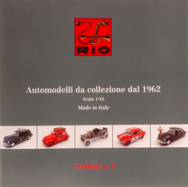 Modellino auto rivista book booklet Rio  CATALOGO RIO  (NR.2) PAG.23 modellismo statico collezione