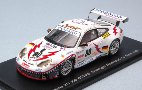 Modellino auto scala 1:43 Spark Model  PORSCHE 991 996 GT3-RS N.80 DNF LM  DUMAS-MAASSEN-BERGMEISTER modellismo statico diecast