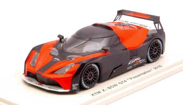 Modellino auto scala 1:43 Spark Model  KTM X-BOW GT4 PRESENTATION modellismo statico diecast