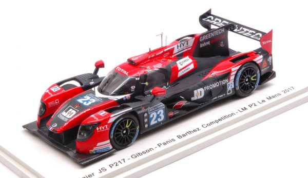 Modellino auto scala 1:43 Spark Model  LIGIER JS P217 GIBSON N.23 DNF LM  BARTHEZ-BURET-BERTHON modellismo statico diecast