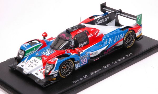 Modellino auto scala 1:43 Spark Model  ORECA 07 GIBSON N.39 44th LM  GUIBBERT-TROUILLET-WINSLOW modellismo statico diecast
