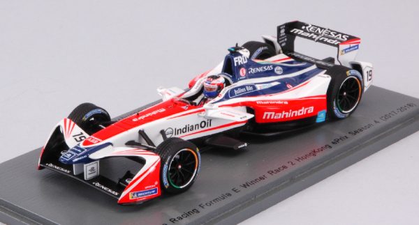 Modellino auto scala 1:43 Spark Model  MAHINDRA N.19 WINNER Rd.2 HONG KONG FORMULA E (-) F.ROSENQVIST modellismo diecast collezione
