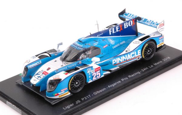 Modellino auto scala 1:43 Spark Model  LIGIER JS P217 N.25 DNF LM  M.PATTERSON-A.DE JONG-T.KIM modellismo statico diecast