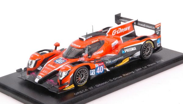 Modellino auto scala 1:43 Spark Model  ORECA 07 - GIBSON N.40 DNF LM  J.ALLEN-J.GUTIERREZ-E.GUIBBERT modellismo statico diecast