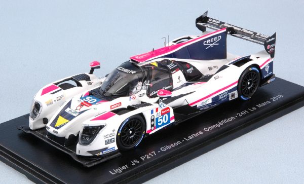 Modellino auto scala 1:43 Spark Model  LIGIER JS P217 N.50 35th LM  E.CREED-R.RICCI-T.DAGONEAU modellismo statico diecast