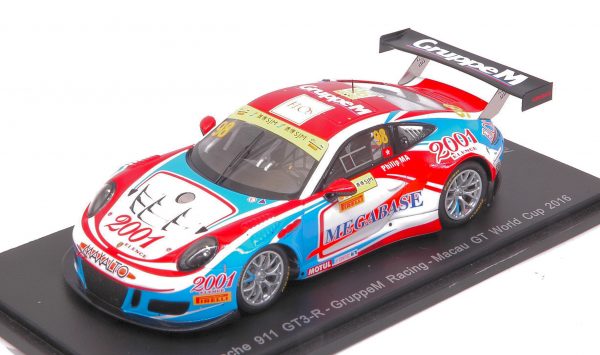 Modellino auto scala 1:43 Spark PORSCHE 911 GT3 R Racing modellismo statico