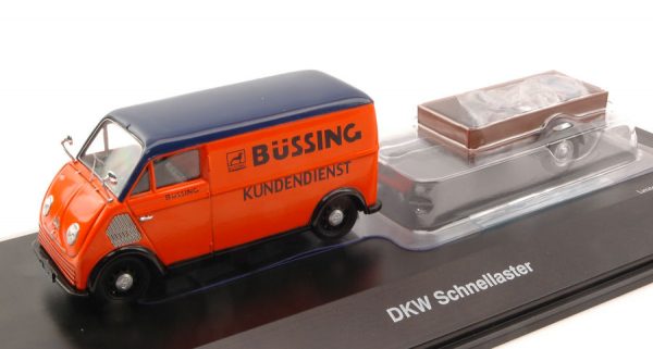 Modellino auto scala 1:43 Schuco DKW SCHNELLASTER BUSSING diecast furgone