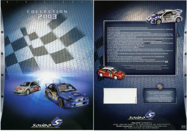 Modellino cataloghi rivista book booklet Solido  CATALOGO SOLIDO  PAG.43 modellismo collezione