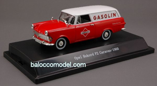 Modellino auto scala 1:43 OPEL REKORD P2 CARAVAN GASOLIN diecast modellismo