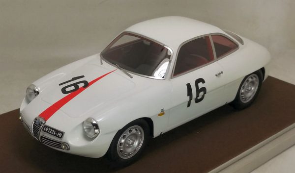 Modellino auto scala 1:18 Tecnomodel  ALFA ROMEO GIULIETTA SZ N.16 COPPA FISA MONZA  KIM modellismo statico collezione