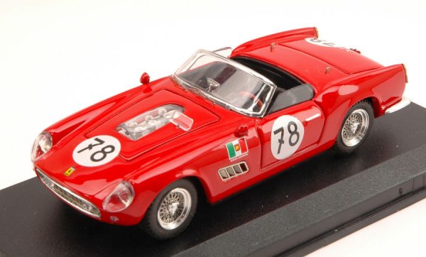 Modellino auto scala 1:43 Art Model  FERRARI 250 CALIFORNIA N.78 ACCIDENT 1000 KM NURBURGRING diecast modellismo statico