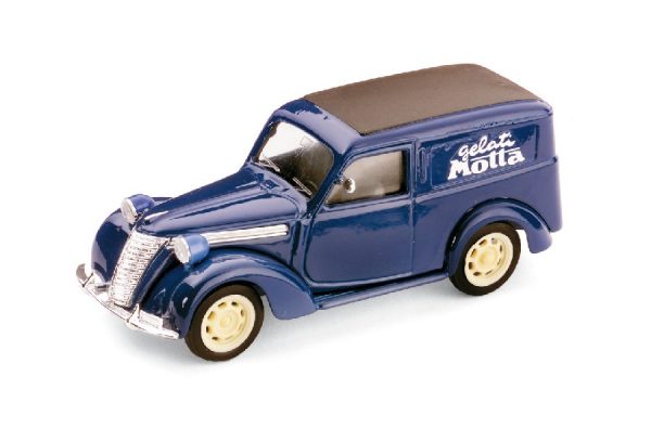 Modellino auto scala 1:43 Brumm FIAT 1100 FURGONE MOTTA commerciali pubblicitari