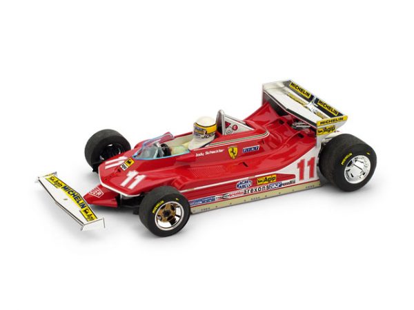 Modellino  Brumm  FERRARI 312 T5 J.SCHECKTER  N.1 MONACO GP + PILOTE