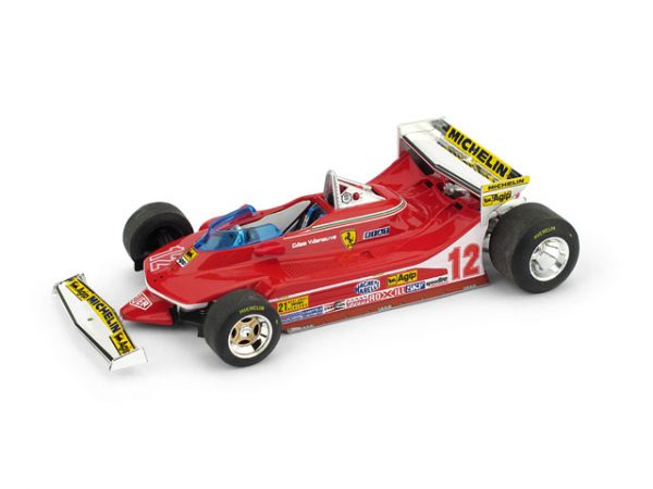 Modellino auto formula 1 f1 1:43 Brumm FERRARI 312 T4 VILLENEUVE GP DIECAST