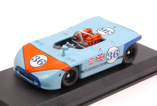 Modellino auto scala 1:43 Best Model  PORSCHE 908-03 N.36 5th TARGA FLORIO  B.WALDEGAARD-R.ATTWOOD diecast modellismo statico