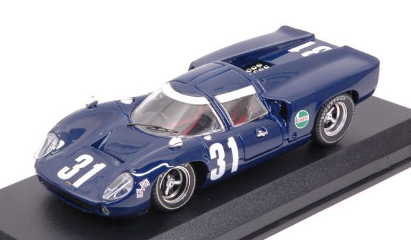 Modellino auto scala 1:43 Best Model  LOLA T 70 COUPE  N.31 10th 1000 KM SPA  EPSTEIN-LIDDELL 1.43 diecast modellismo statico