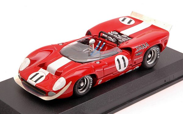 Modellino auto scala 1:43 Best Model  LOLA T70 SPYDER N.11 RETIR.CAN-AM LAGUNA SECA  L.MOTSCHENBACHER diecast modellismo statico
