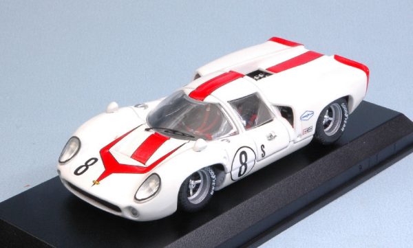 Modellino auto scala 1:43 Best Model  LOLA T 70 COUPE  N.8 RETI 12H SEBRING  MOTSCHENBACHER-LESLIE diecast modellismo statico