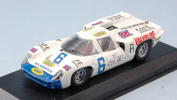 Modellino auto scala 1:43 Best Model  LOLA T70 COUPE  N.6 6th GP TARUMA  A.C.AVALLONE diecast modellismo statico