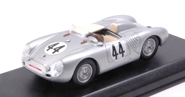 Modellino auto scala 1:43 Best Model  PORSCHE 550 RS N.44 8th (WINNER CL.) 12 H SEBRING  BUNKER-WALLACE diecast modellismo statico