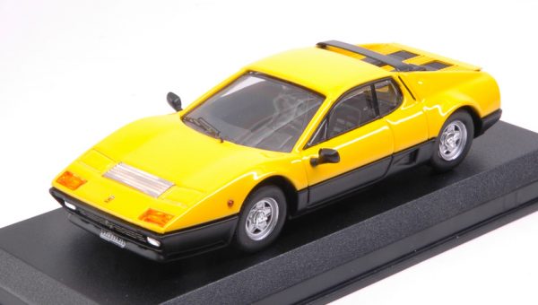 Modellino auto scala 1:43 Best Model FERRARI 512 BB diecast modellismo giallo