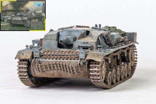 Modellino auto carri tank veicoli militari Dragon  STUG.III AUSF.B SMART KIT 1:35 modellismo